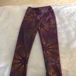 LuLaRoe Girls leggings size s/m